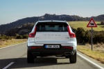 2019 Volvo XC40 T5 R-Design AWD in Crystal White Metallic - Driving Rear View